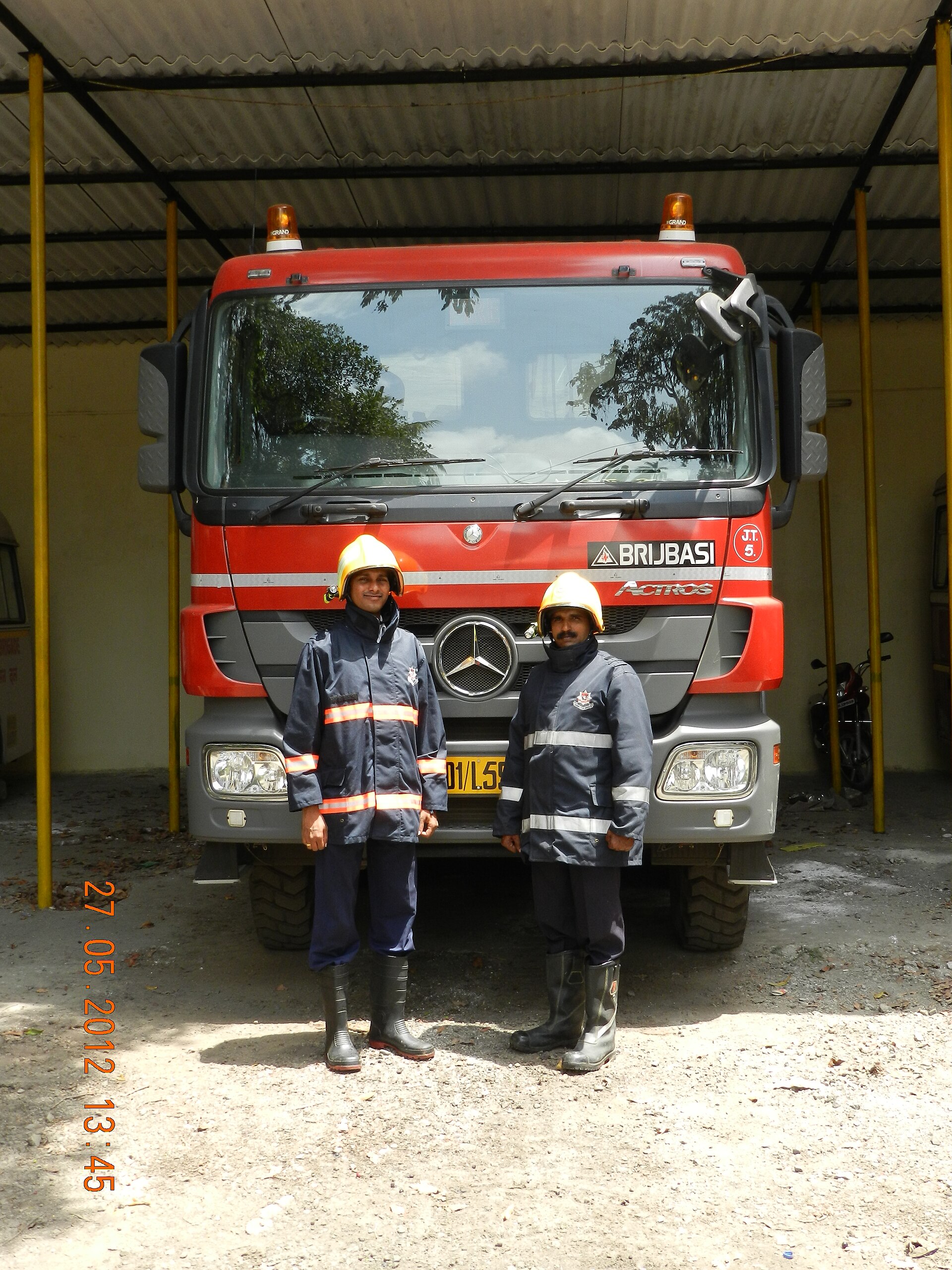 Mumbai Fire Brigade personnel in new PPE uniforms